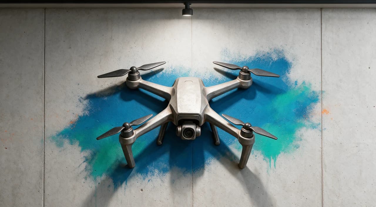 Quadrocopter als Symbol für professionelle Drohnenaufnahmen