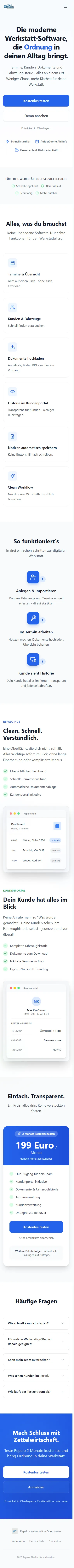 Repalo Mobil-Ansicht